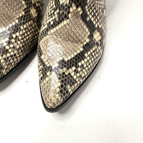 Steve Madden Snakeskin Leather Ankle Boots Size 6 - Picture 4 of 7